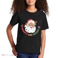 Groovy And Bright Santa Claus Christmas Kids T-Shirt thumb 2