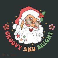 Groovy And Bright Santa Claus Christmas Infant Baby Jersey Bodysuit thumb 2