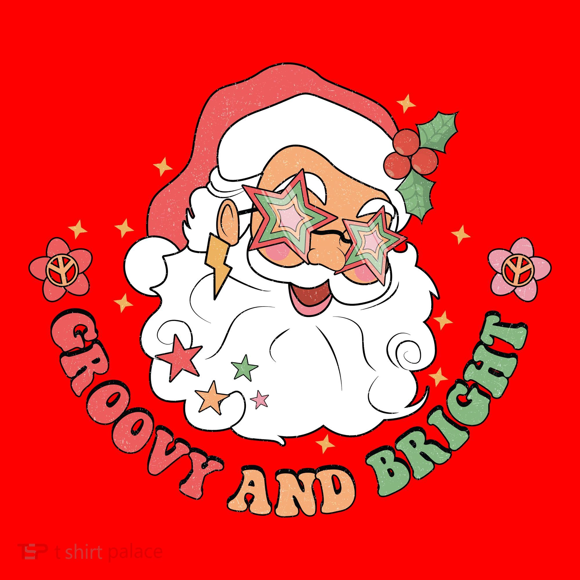 Groovy And Bright Santa Claus Christmas Santa Hat