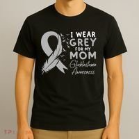 Glioblastoma Awareness Brain Cancer T-Shirt thumb 3