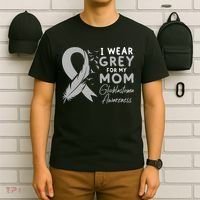 Glioblastoma Awareness Brain Cancer T-Shirt thumb 6