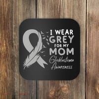 Glioblastoma Awareness Brain Cancer Coaster thumb 0