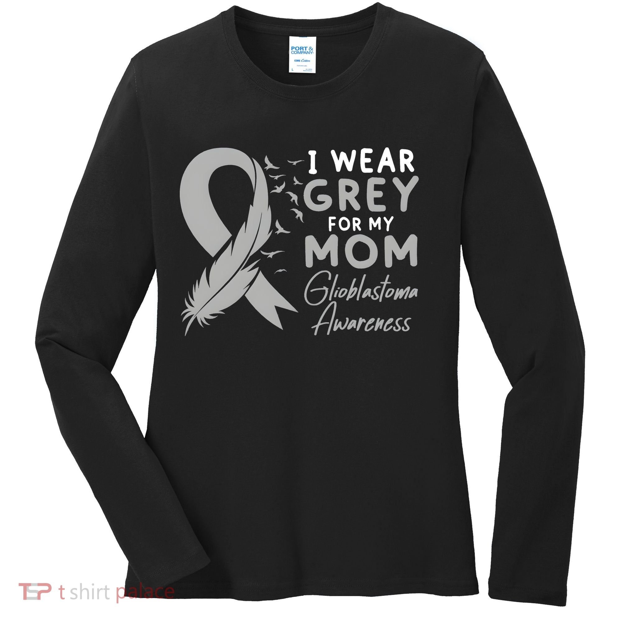 Glioblastoma Awareness Brain Cancer Women's Long Sleeve Shirt