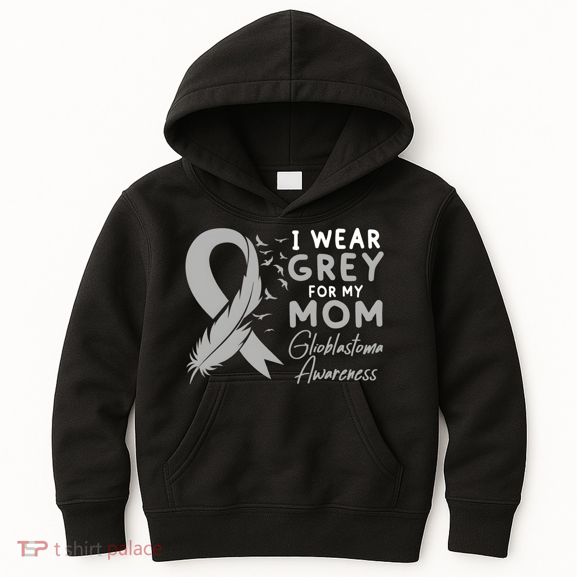 Glioblastoma Awareness Brain Cancer Kids Hoodie