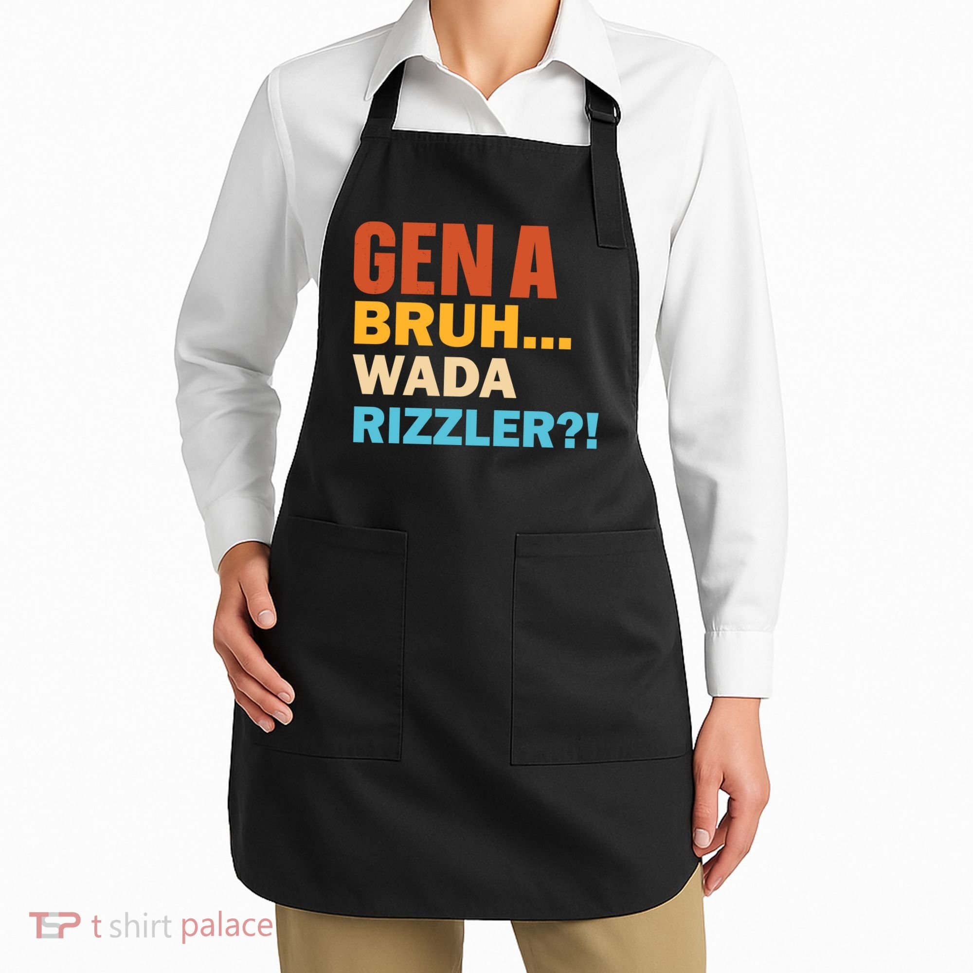 Gen A Bruh Wada Rizzler Apron