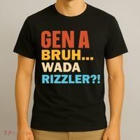 Gen A Bruh Wada Rizzler T-Shirt thumb 3