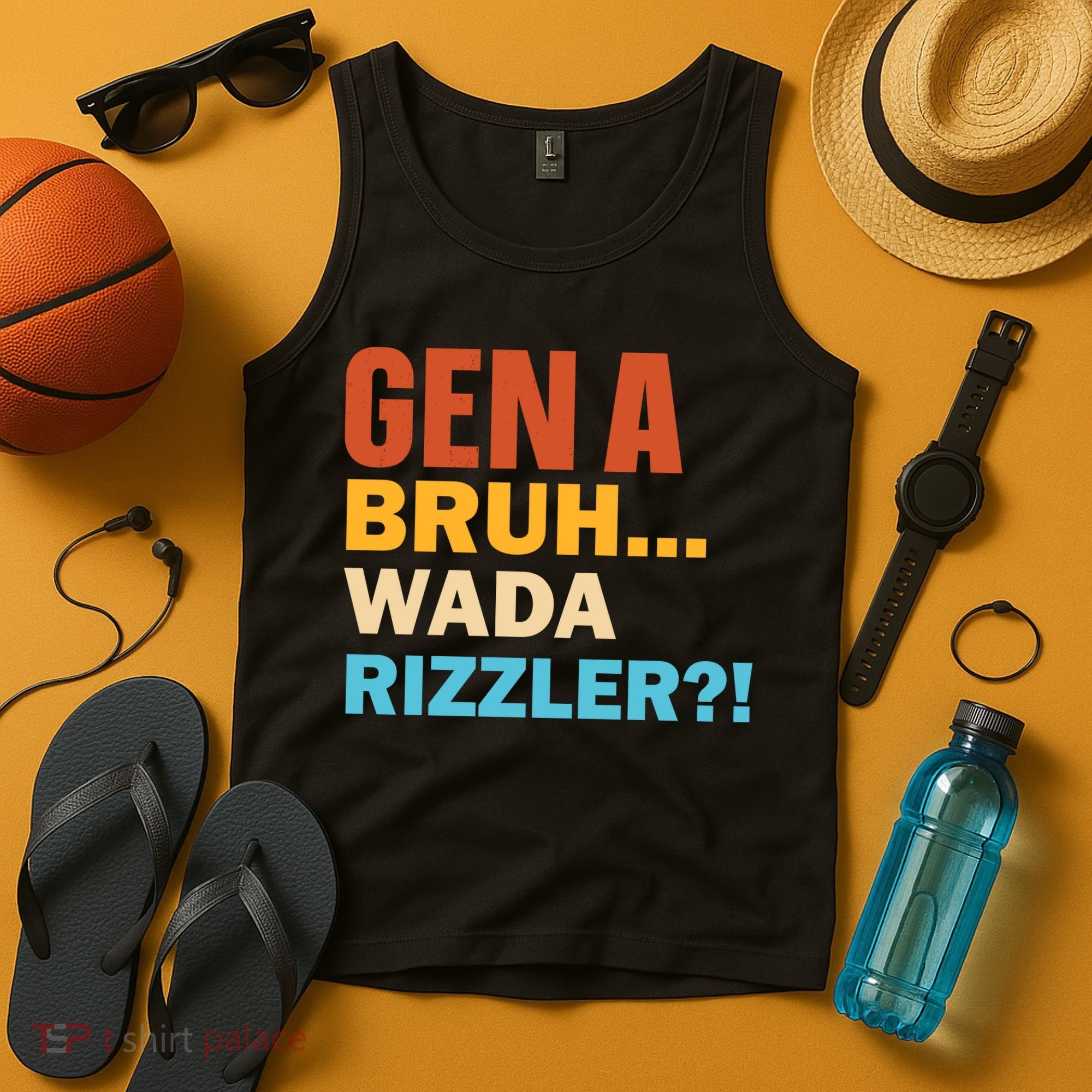 Gen A Bruh Wada Rizzler Tank Top