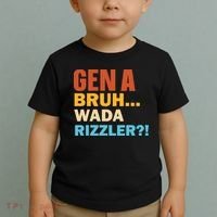 Gen A Bruh Wada Rizzler Toddler T-Shirt thumb 2