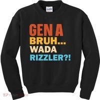 Gen A Bruh Wada Rizzler Kids Sweatshirt thumb 0