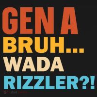 Gen A Bruh Wada Rizzler Kids T-Shirt thumb 4