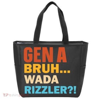 Gen A Bruh Wada Rizzler Tote Bag