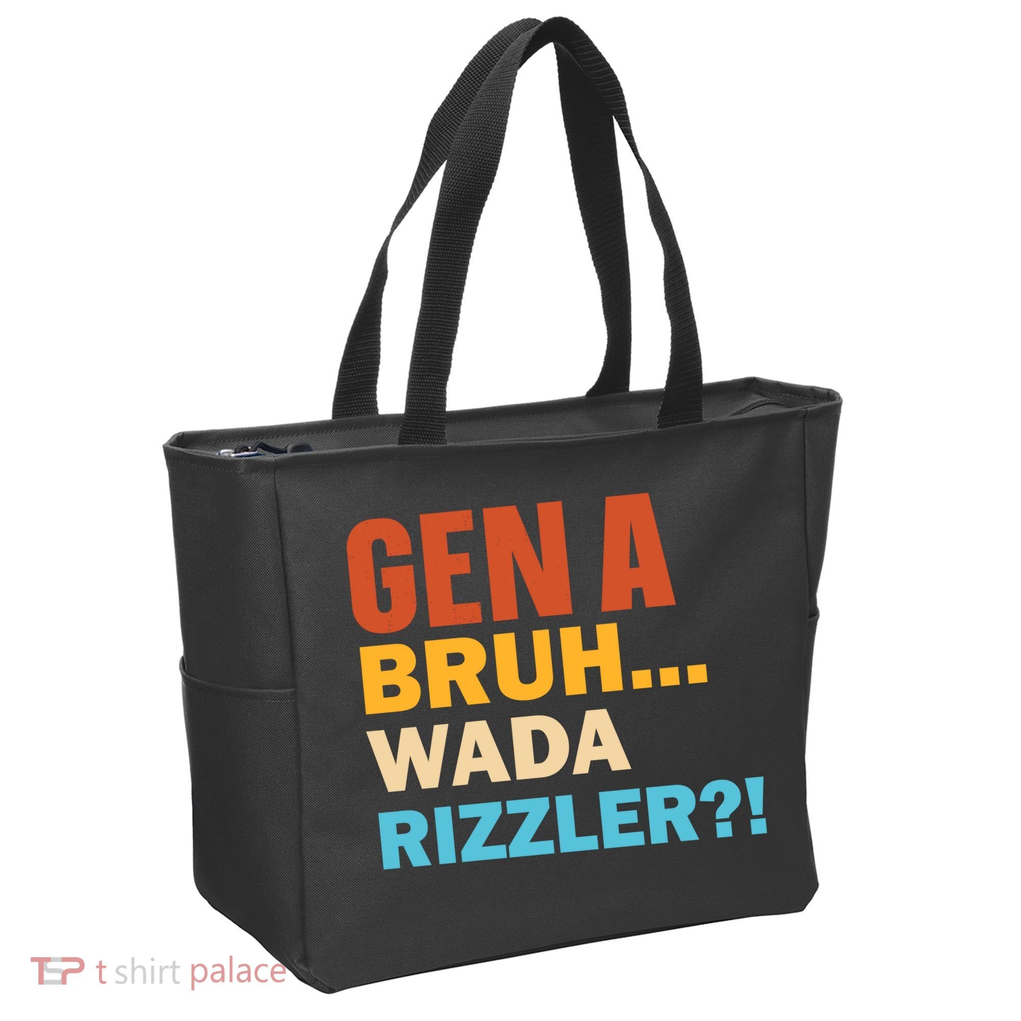 Gen A Bruh Wada Rizzler Tote Bag