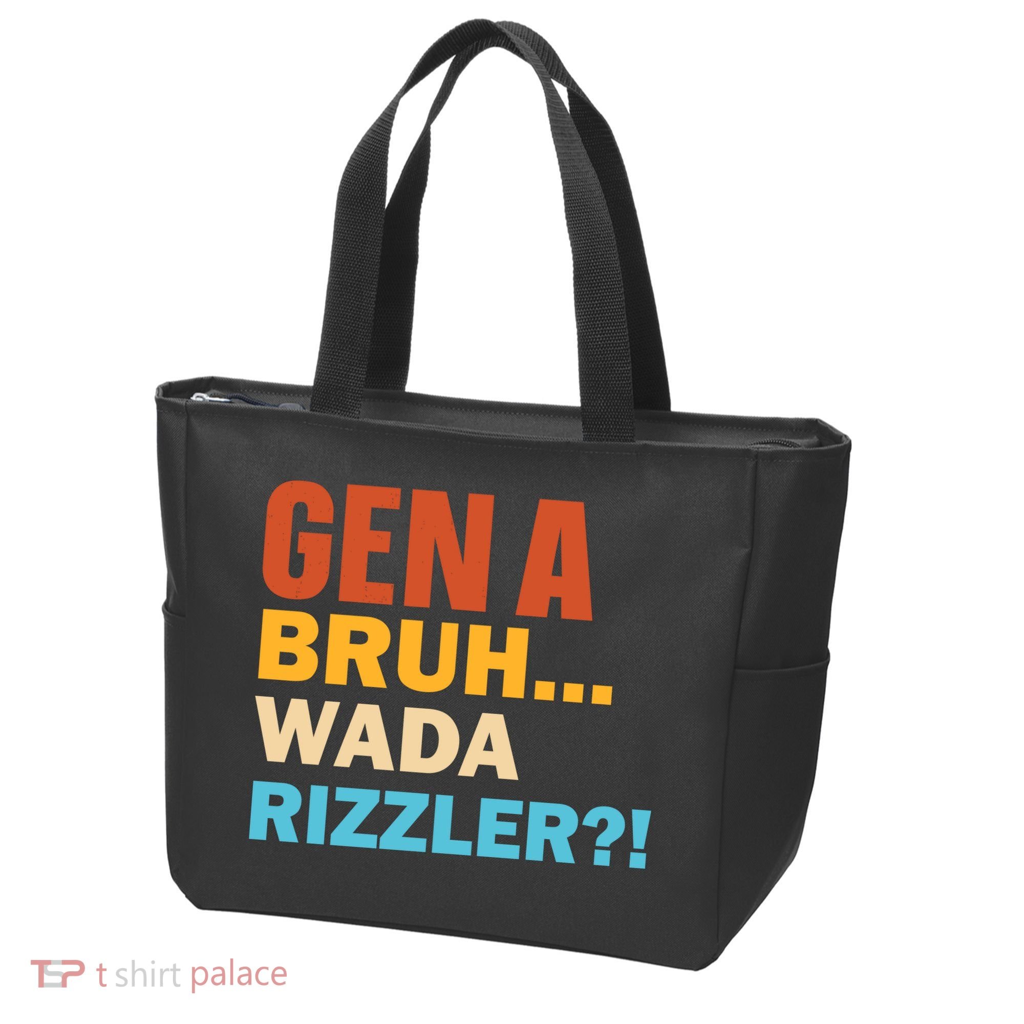 Gen A Bruh Wada Rizzler Tote Bag