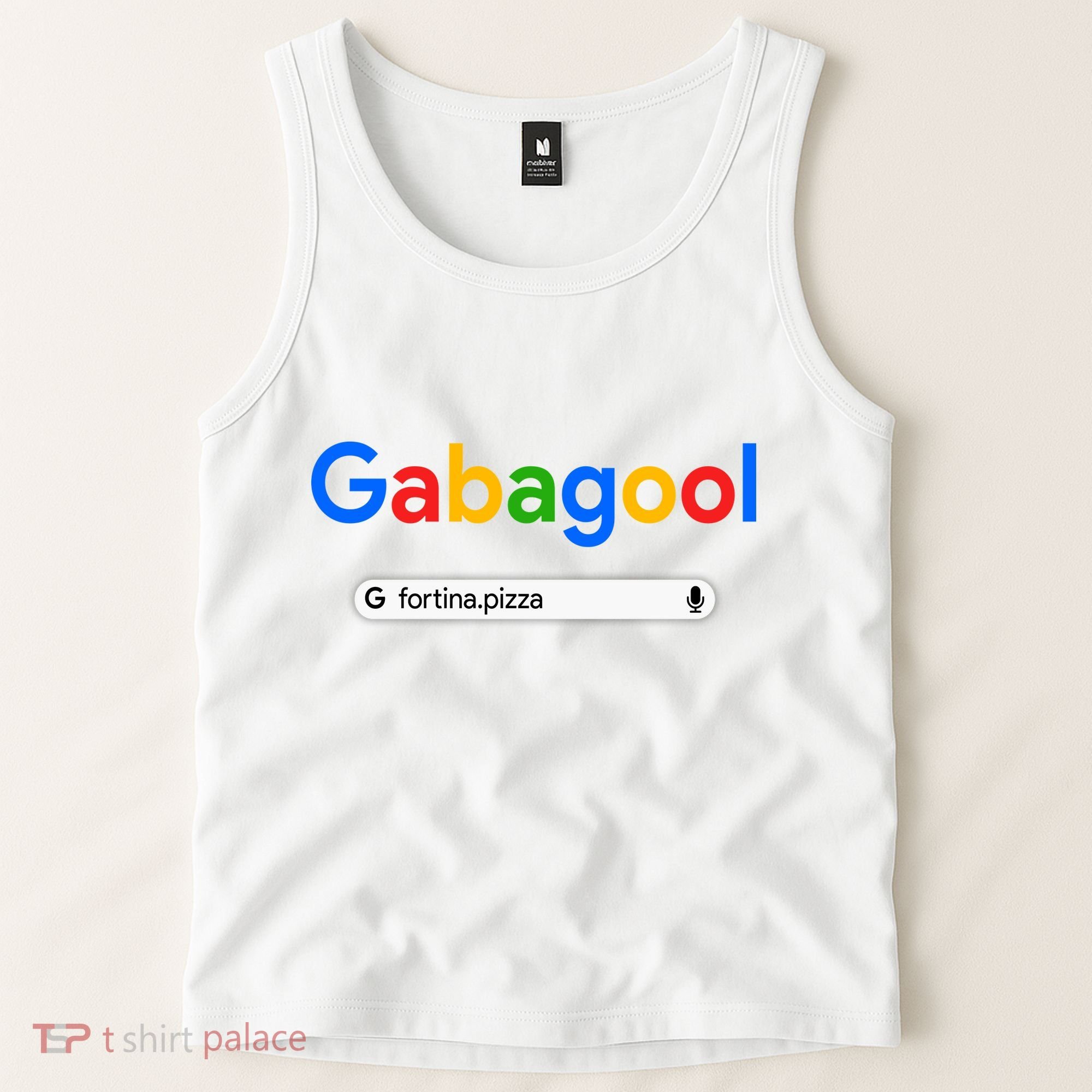 Gabagool Fortina Pizza Tank Top