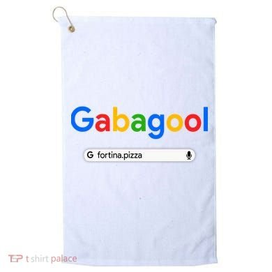Gabagool Fortina Pizza Golf Towel
