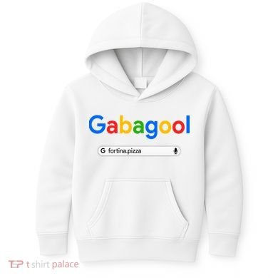 Gabagool Fortina Pizza Kids Hoodie