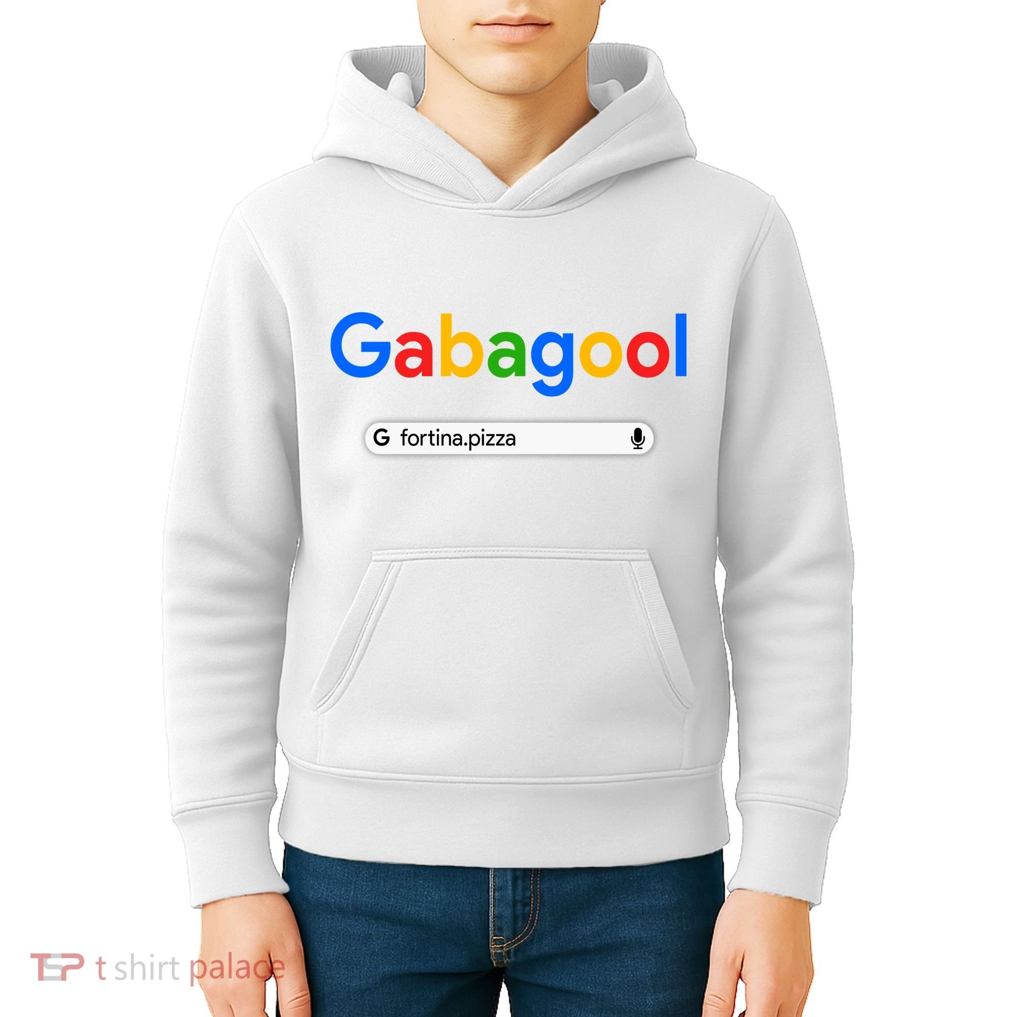 Gabagool Fortina Pizza Kids Hoodie