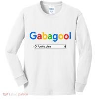 Gabagool Fortina Pizza Kids Long Sleeve Shirt thumb 0
