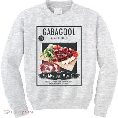 Gabagool No Man Deli Meat Co Kids Sweatshirt