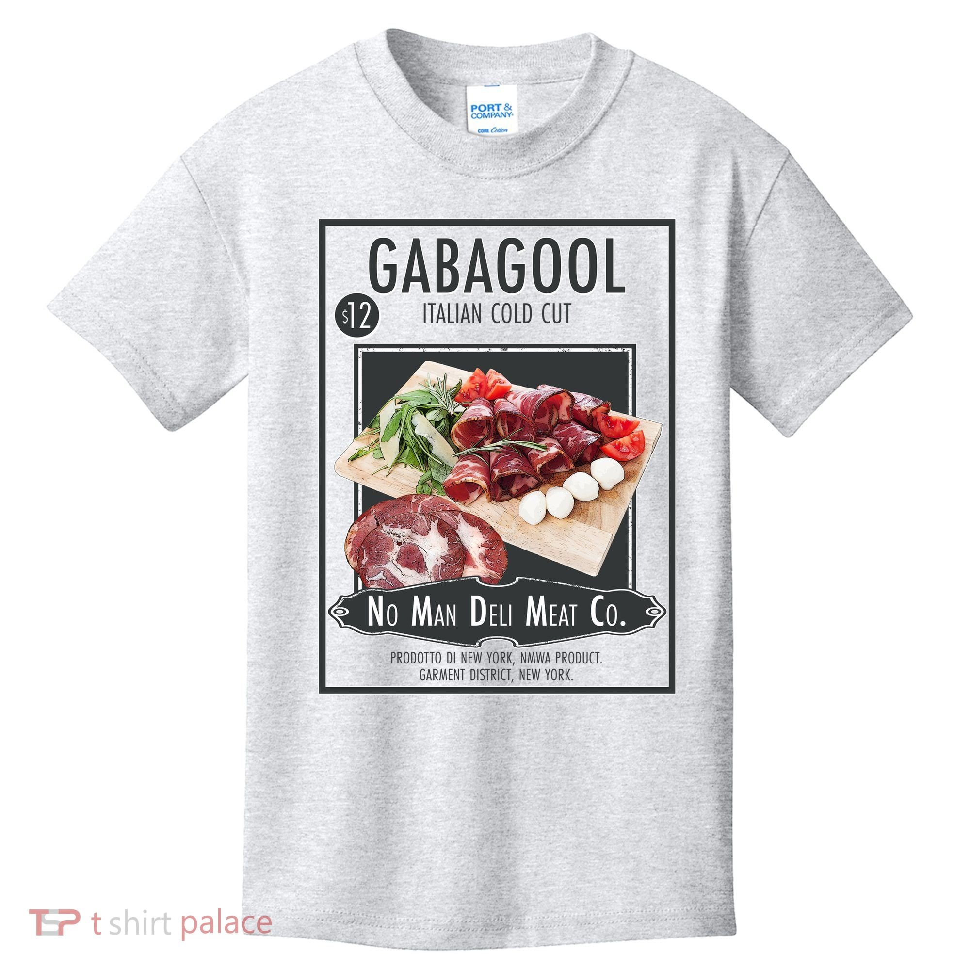 Gabagool No Man Deli Meat Co Kids T-Shirt