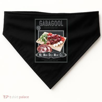 Gabagool No Man Deli Meat Co USA-Made Doggie Bandana