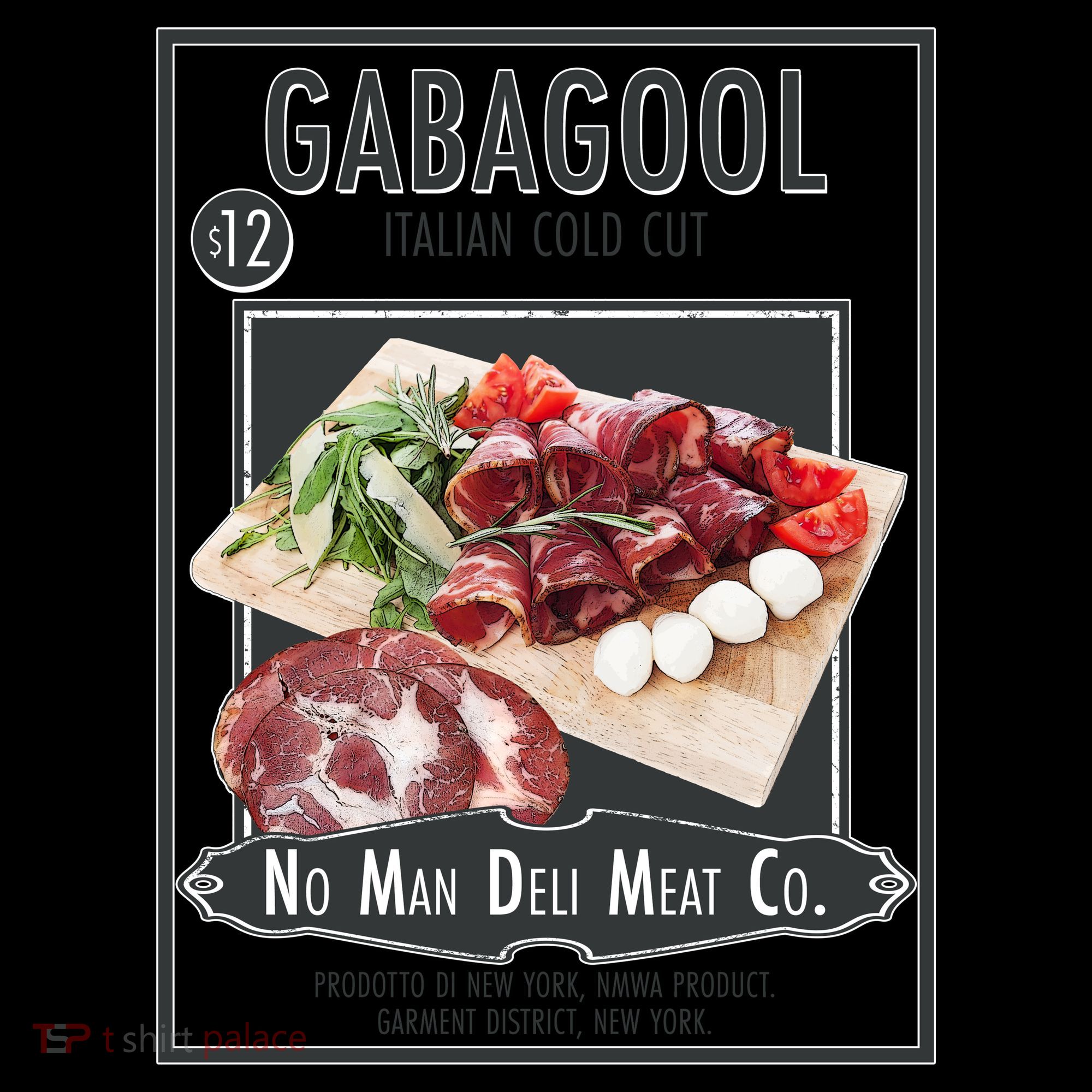 Gabagool No Man Deli Meat Co Button
