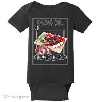 Gabagool No Man Deli Meat Co Baby Bodysuit