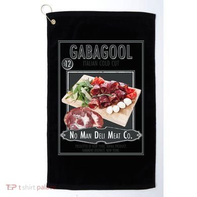 Gabagool No Man Deli Meat Co Golf Towel