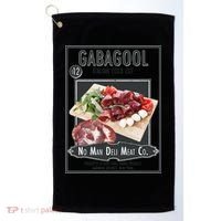 Gabagool No Man Deli Meat Co Golf Towel thumb 0