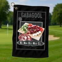 Gabagool No Man Deli Meat Co Golf Towel thumb 1