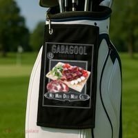 Gabagool No Man Deli Meat Co Golf Towel thumb 2