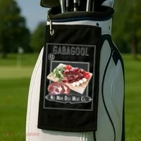 Gabagool No Man Deli Meat Co Golf Towel thumb 2
