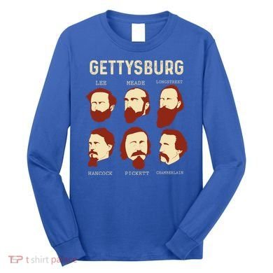 Gettysburg American Civil War Reenactt Reenactor Meaningful Gift Long Sleeve Shirt