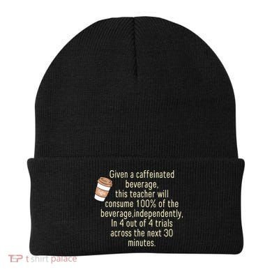 Given A Caffeinated Beverage This Teacher Will Consume Beanie