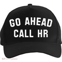 Go Ahead Call Hr! Joking Fun Hr Five-Panel Snapback Cap thumb 0