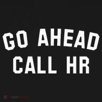Go Ahead Call Hr! Joking Fun Hr Performance Fleece Hoodie thumb 2