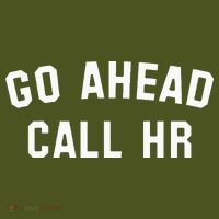 Go Ahead Call Hr! Joking Fun Hr The Baniff Cuffed Pom Beanie thumb 2