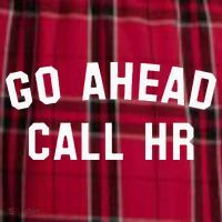 Go Ahead Call Hr! Joking Fun Hr Women's Flannel Plaid Pajama Pants thumb 2