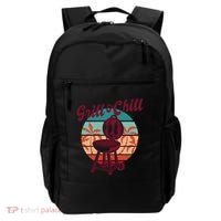 Grill And Chill Vacation Retro Sunset Backpack thumb 0