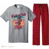 Grill And Chill Vacation Retro Sunset Pajama Set thumb 0