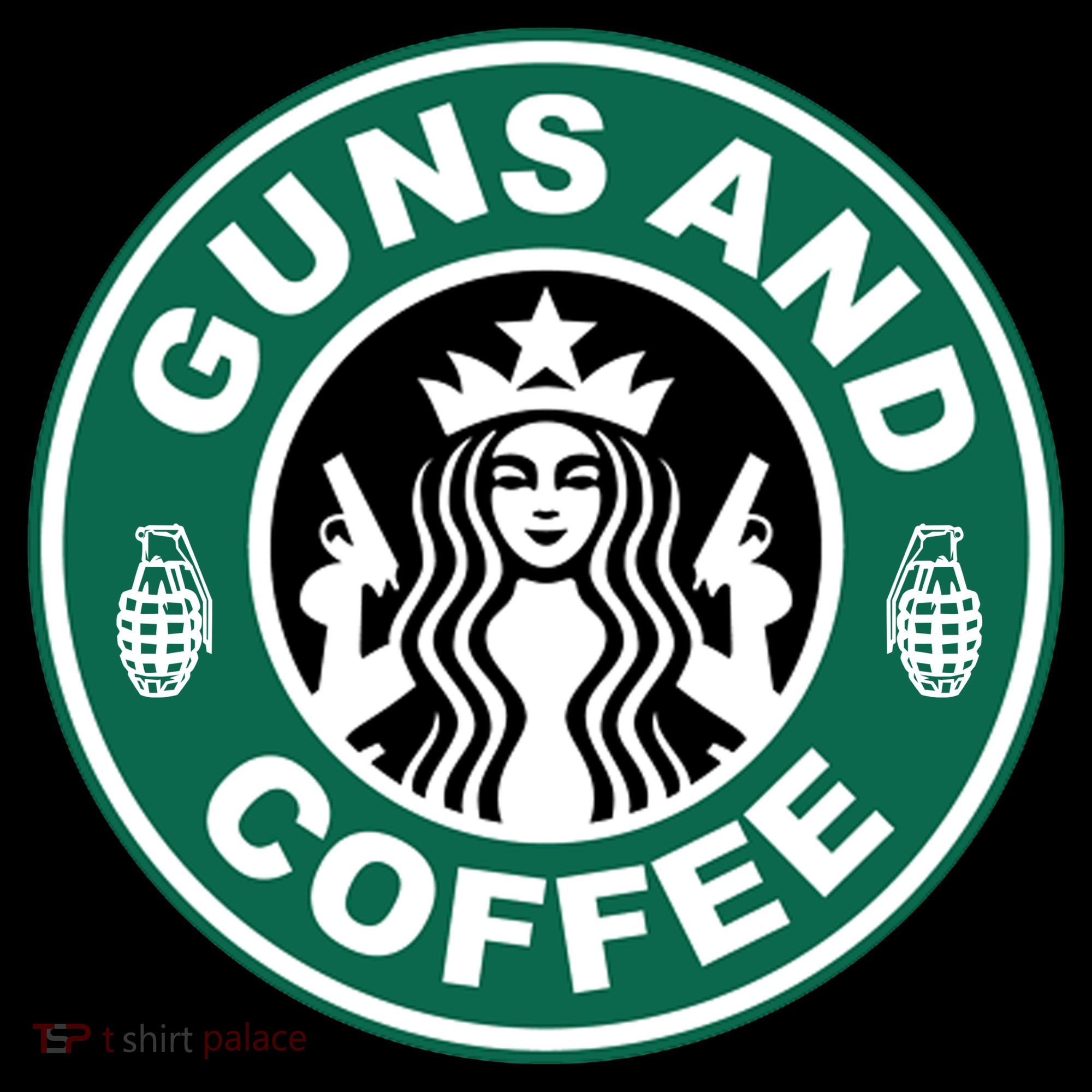 Guns And Coffee Parody Women's Hoodie