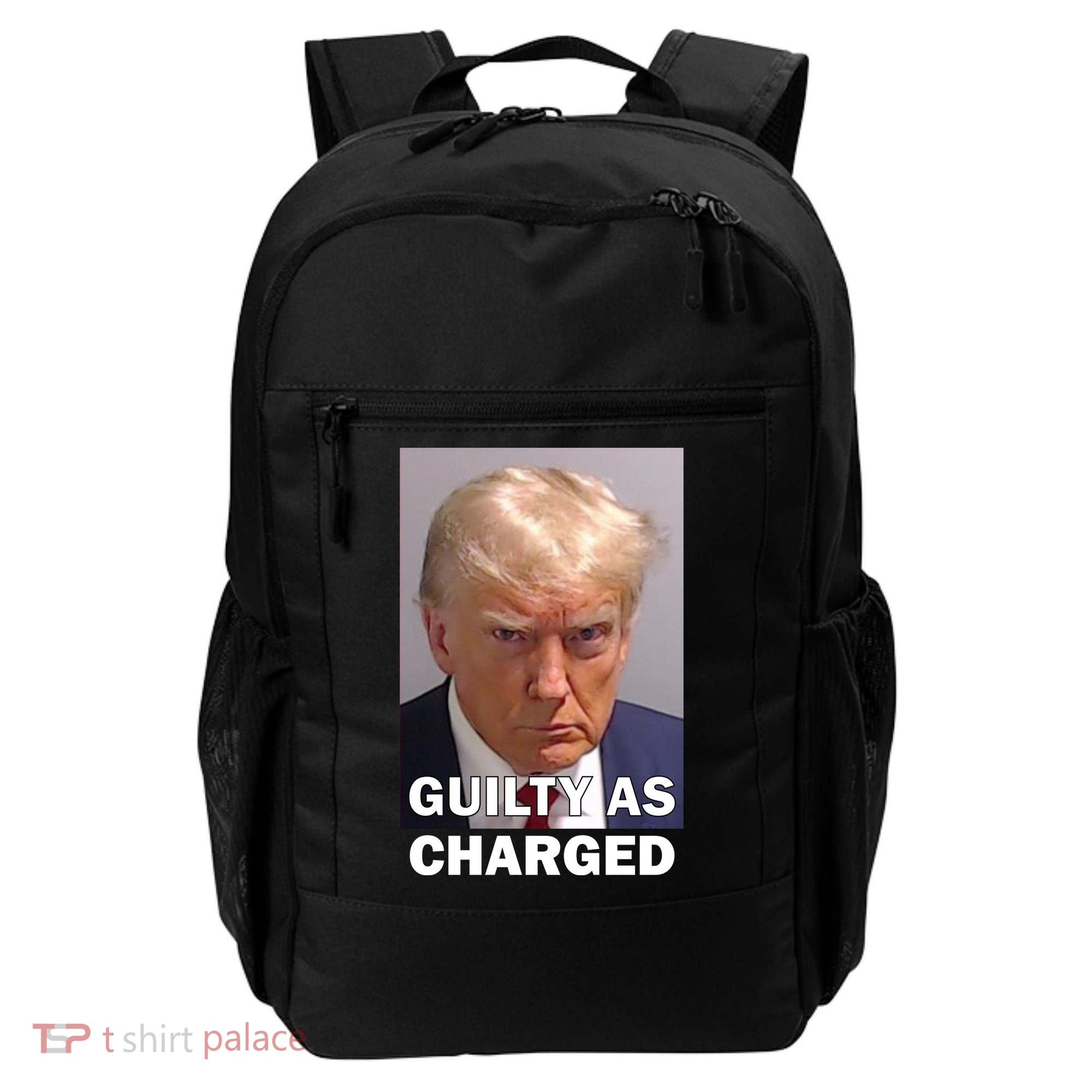 Guilty As Charge Trump Mugshot Backpack