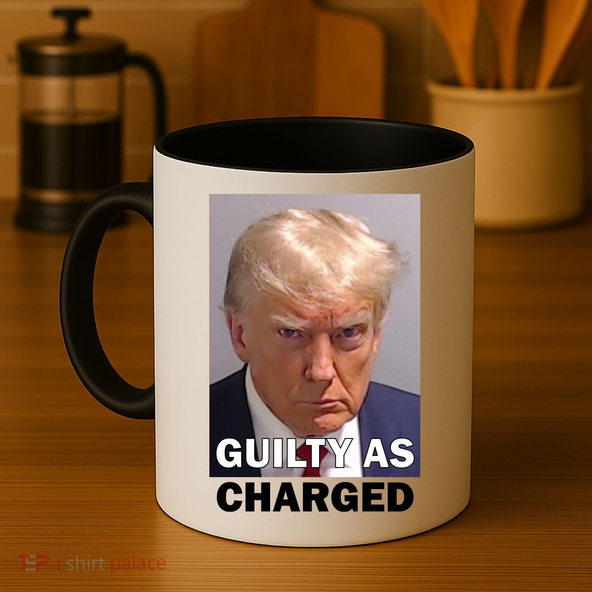 Guilty As Charge Trump Mugshot Coffee Mug