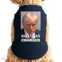 Guilty As Charge Trump Mugshot Doggie Tank thumb 0