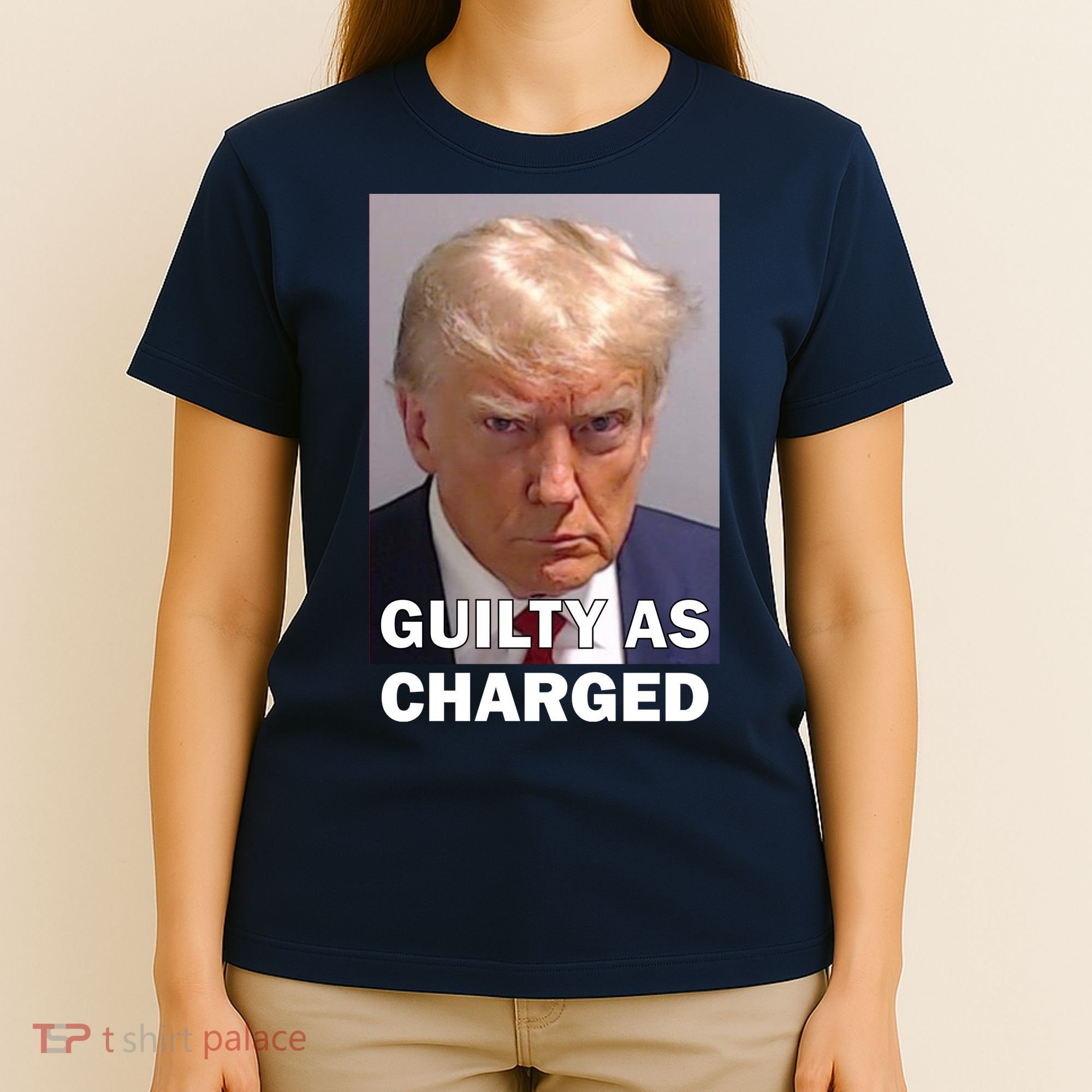 Guilty As Charge Trump Mugshot T-Shirt