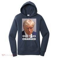 Guilty As Charge Trump Mugshot Women's Hoodie thumb 0