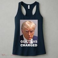 Guilty As Charge Trump Mugshot Women's Tank Top thumb 3