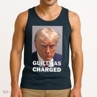 Guilty As Charge Trump Mugshot Tank Top thumb 3