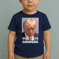 Guilty As Charge Trump Mugshot Toddler T-Shirt thumb 2