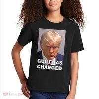 Guilty As Charge Trump Mugshot Kids T-Shirt thumb 2
